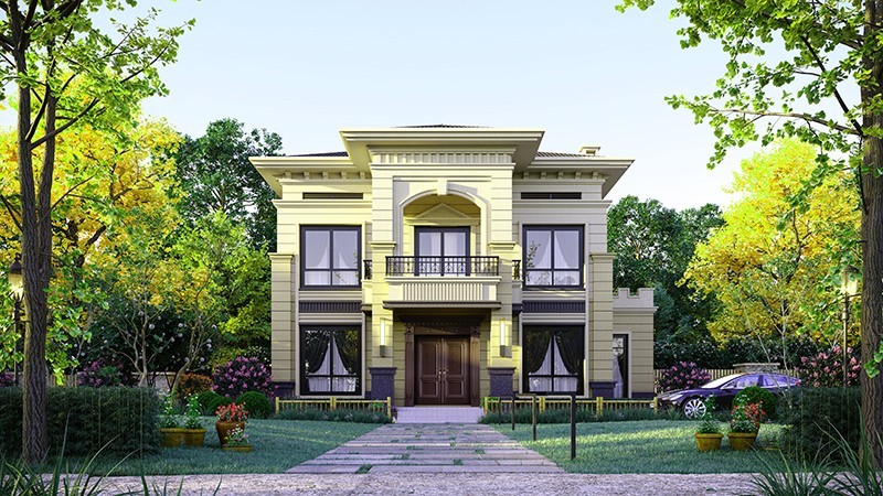 梁平中式合院住宅，开放庭院与邻里乡亲更亲近